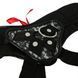Трусы для страпона Sportsheets - SizePlus Grey&Black Lace Corsette, широкий пояс, бант, кружево, Чорний/сірий