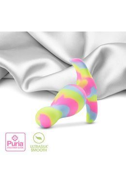 Анальна пробка конусоподібна зі стопером Blush Avant Kaleido різнобарвна