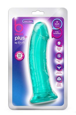 Фаллоимитатор реалистичный, на присоске Blush B Yours мятный, 20.3 х 5 см