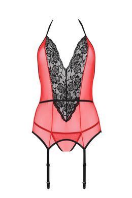 PEONIA CORSET red S/M Passion