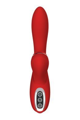 Тройной вибратор с вакуумной стимуляцией Dream Toys RED REVOLUTION ANNA