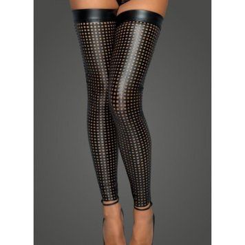 Чулки&nbsp;спандекс&nbsp;сетка&nbsp;F236&nbsp;Noir&nbsp;Handmade&nbsp;XL