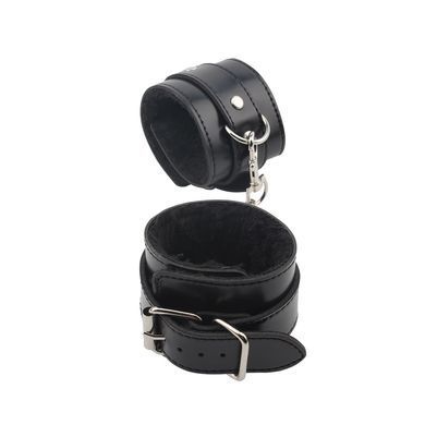 Наручники Chisa Behave&nbsp;Luxury&nbsp;Fetish&nbsp;OBEY&nbsp;ME&nbsp;LEATHER&nbsp;HAND&nbsp;CUFFS, Черный