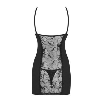 Комплект Obsessive Heartina сорочка и стринги S/M