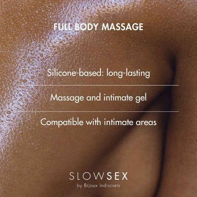 Гель для масажу всього тіла на основі силіконової FULL BODY MASSAGE Bijoux Indiscrets, 5