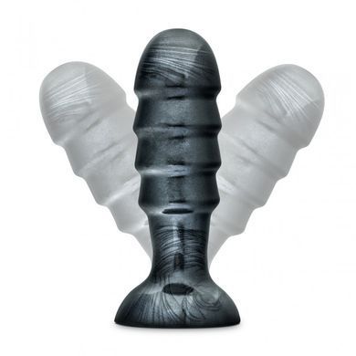 Большая анальная пробка JET BRUISER CARBON METALLIC BLACK