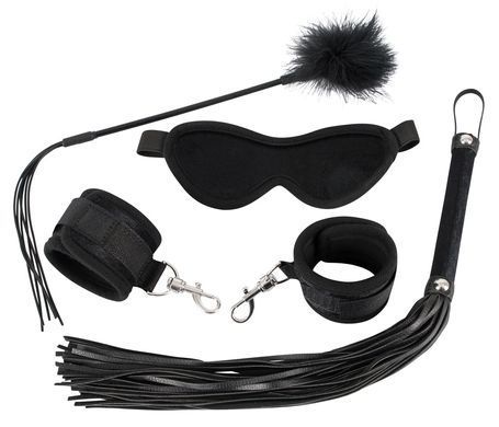 Набор БДСМ Bad Kitty 4 предмета, черный Fetish Set