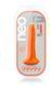 Фаллоимитатор NEO 6INCH DUAL DENSITY COCK NEON ORANGE