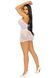 Сукня-сітка зі стразами Leg Avenue Rhinestone halter mini dress White, відкрита спина, one size