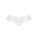 Трусики в горошек, с рюшами и шнуровкой Fatin Thong white XXL/XXXL - Passion, Белый