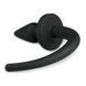 Анальна силіконова пробка з імітацією собачого хвоста Easytoys Dog Tail Plug 30 см, чорна