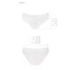 Трусики з широкою гумкою і мереживом Passion PS001 PANTIES white, size S