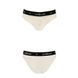 Трусики с широкой резинкой и кружевом Passion PS001 PANTIES ecru, size XL