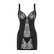 Комплект Obsessive Heartina сорочка и стринги S/M