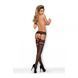 Панчохи з поясом чорний Garter Stockings S214 S / M / L