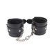 Наручники Chisa Behave&nbsp;Luxury&nbsp;Fetish&nbsp;OBEY&nbsp;ME&nbsp;LEATHER&nbsp;HAND&nbsp;CUFFS, Черный