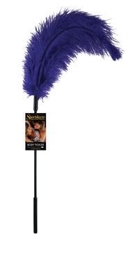 Перо страуса Sportsheets Ostrich Tickler Фиолетовое, для изысканных ласк, Фіолетовий