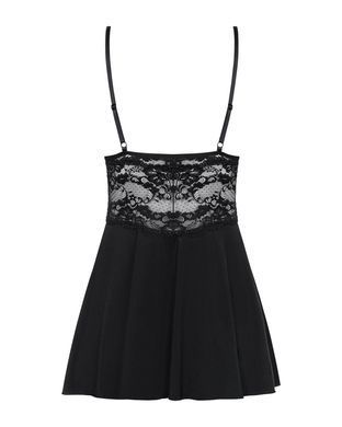 Нав'язливий 810-bab-1 babydoll & thong black s/m