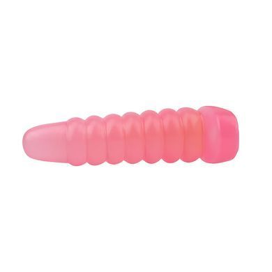 Большая анальная пробка&nbsp;Chisa&nbsp;Hi-Rubber Chubby Anal Plug Pink