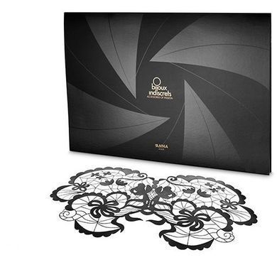 Виниловая маска Anna от Bijoux Indiscrets, черная