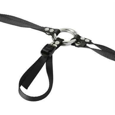 Трусики-стринги для страпона Sportsheets - Bare As You Dare Strap-On, съемное металлическое кольцо, Чорний