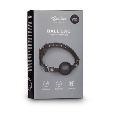Кляп Ball Gag With Large Silicone Ball, Черный