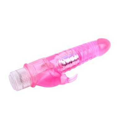 Подвійний вібратор Chisa Novelties Jelly Glitters Dual Teaser Pink