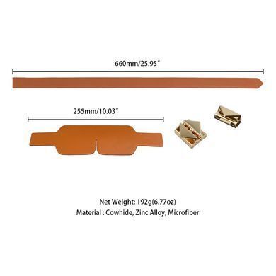 Маска на глаза LOCKINK Blindfold Kit-Brown