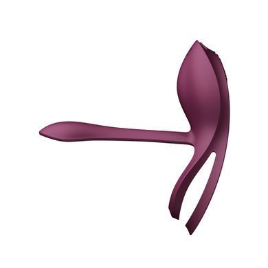 Смарт ерекційне кільце Zalo &mdash; BAYEK Velvet Purple, подвійне з ввідною частиною, пульт ДК