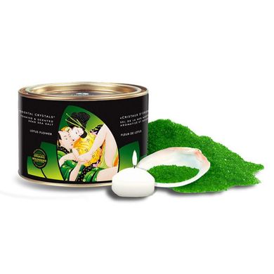 Сіль для ванни Shunga Oriental Crystals Bath Salts ORGANIC – Lotus Flower (600 г) сіль Мертвого мор