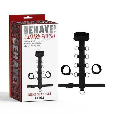 Набор для бондажа&nbsp;Chisa Behave&nbsp;Be&nbsp;My&nbsp;Slave&nbsp;Set
