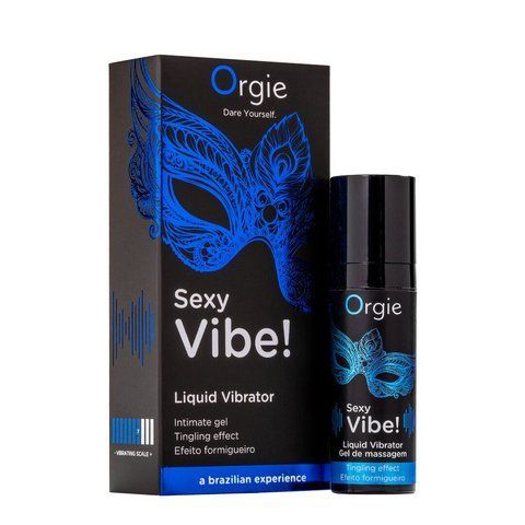 Жидкий вибратор Orgie Sexy Vibe! Liquid Vibrator, 15 мл, с эффектом мурашек