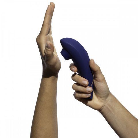 Вакуумний кліторальний стимулятор Womanizer Premium 2 - Blueberry