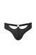 Мужские слипы с вырезами Passion Slip Joe XXL/XXXL, черные, экокожа, открытые ягодицы