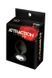 Анальна пробка з кристалом MAI Attraction Toys №47 Black, довжина 7см, діаметр 2,8 см