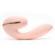 Вакуумный вибратор Kistoy Tina Mini Light Pink, вагинально-клиторальный, Розовый