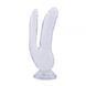 Фалоімітатор подвійний Chisa Hi-Rubber 8.0 Dildo-Clear