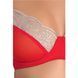 Комплект белья LORAINE SET red L/XL - Passion Exclusive: лиф, стринги, пояс для чулок, Красный
