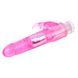 Подвійний вібратор Chisa Novelties Jelly Glitters Dual Teaser Pink