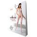 Бодістокінг Passion BS069 white, комбінезон, імітація панчох і боді