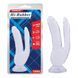 Фалоімітатор подвійний Chisa Hi-Rubber 8.0 Dildo-Clear