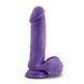 Фалоімітатор кібершкіра au NATUREL bold HERO 8INCH DILDO PURPLE