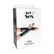Вінілові міттинки Art of Sex - Lora короткі, размер S, колір чорний