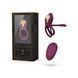 Смарт ерекційне кільце Zalo &mdash; BAYEK Velvet Purple, подвійне з ввідною частиною, пульт ДК