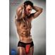Чоловічі трусики з червоним гульфіком Passion 007 THONG red S/M, Червоний