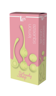 Вагинальные шарики Dream Toys THE CANDY SHOP LEMON SQUEEZE