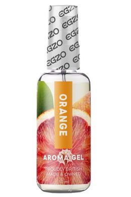 Їстівний гель-лубрикант EGZO Aroma Gel Orange зі смаком апельсина, 50 мл