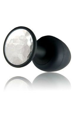 Анальна пробка Dorcel Geisha Plug Diamond L з кулькою всередині, створює вібрації, макс. діаметр 4 с, Черный