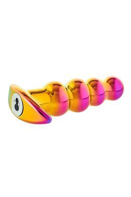 Анальна пробка із вібрацією скляна Dream Toys GLAMOUR GLASS
