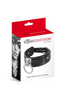 Ошейник c кольцом Fetish Tentation Choker Ring